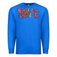 True Royal valentine's day love with boots and gemstone Premium Sweatshirt - RanaPortraitStore