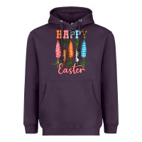 Plum Happy Easter Heavyweight Hoodie - RanaPortraitStore