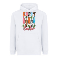 White Happy Easter Heavyweight Hoodie - RanaPortraitStore