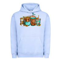 Pigment Grape Ice longhaired cow coffee cups Urban Hoodie - Jasminsmagicworld