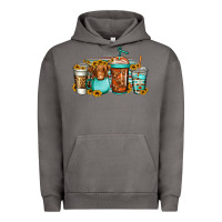 Pigment Tornado longhaired cow coffee cups Urban Hoodie - Jasminsmagicworld