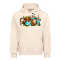 Sandshell longhaired cow coffee cups Urban Hoodie - Jasminsmagicworld