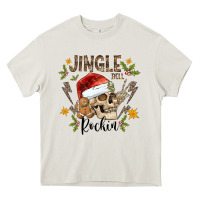 Cream jingle bell rock black Heavy Core Tee - CowhideDigitalArt