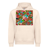 Sandshell tropical flowers Urban Hoodie - Artiststas