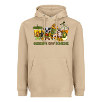 Mushroom Obsessive cow disorder coffee cups Heavyweight Hoodie - texasbilliewilder
