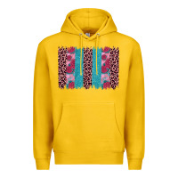 Lemon valentines day leopard rose glitter brush stoke Premium Hoodie - JahusDesignShop