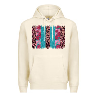 Tofu valentines day leopard rose glitter brush stoke Premium Hoodie - JahusDesignShop