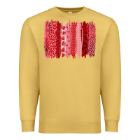 Antique Gold valentine's day brushstroke Premium Sweatshirt - RanaPortraitStore