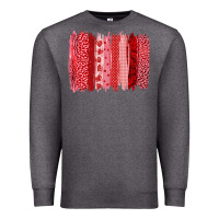 Charcoal Heather valentine's day brushstroke Premium Sweatshirt - RanaPortraitStore
