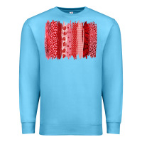 Ocean Blue valentine's day brushstroke Premium Sweatshirt - RanaPortraitStore