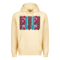 Pina Colada valentines day leopard rose glitter brush stoke Premium Hoodie - JahusDesignShop