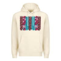 Sandshell valentines day leopard rose glitter brush stoke Premium Hoodie - JahusDesignShop