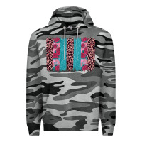 Slate Camo valentines day leopard rose glitter brush stoke Premium Hoodie - JahusDesignShop