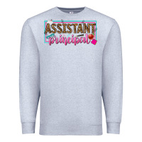 Heather Grey assistant principal Premium Sweatshirt - texasbilliewilder