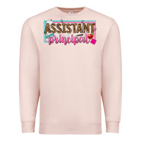 Pale Pink assistant principal Premium Sweatshirt - texasbilliewilder