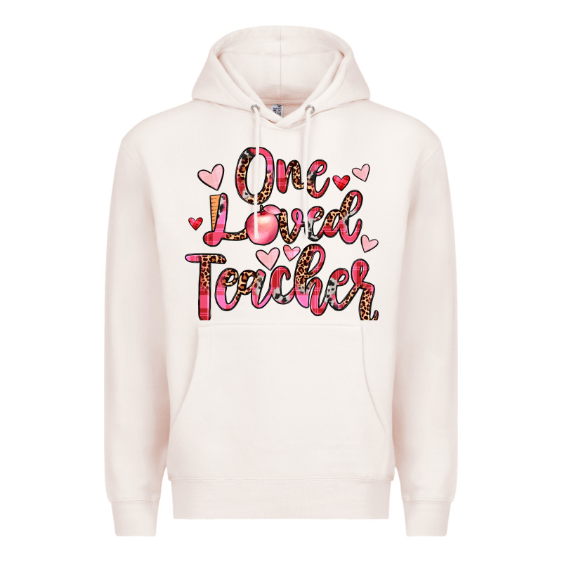 One Loved Teacher Premium Hoodie by JahusDesignShop | Teevron