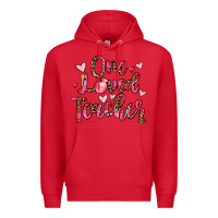 Red one loved teacher Premium Hoodie - JahusDesignShop