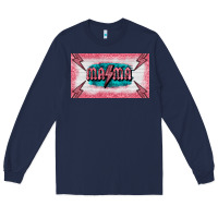 Navy western mama pink glitter Long Sleeve Tee - BarkalooDesign