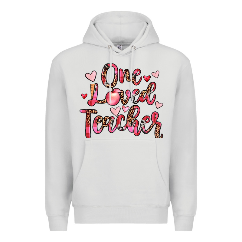 One Loved Teacher Premium Hoodie by JahusDesignShop | Teevron
