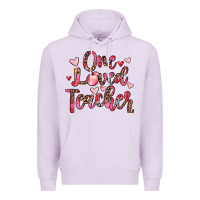 Lilac one loved teacher Premium Hoodie - JahusDesignShop