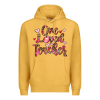 Mustard one loved teacher Premium Hoodie - JahusDesignShop