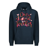 Navy one loved teacher Premium Hoodie - JahusDesignShop
