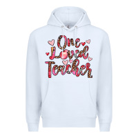 White one loved teacher Premium Hoodie - JahusDesignShop