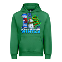 Emerald first winter with snowman Urban Hoodie - AdoDesignShop