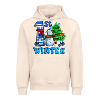 Sandshell first winter with snowman Urban Hoodie - AdoDesignShop