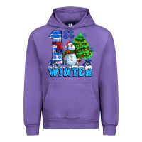Tulip first winter with snowman Urban Hoodie - AdoDesignShop