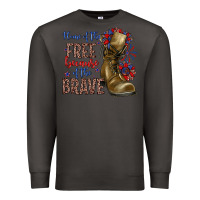 Smoke home of the free because of the brave Premium Sweatshirt - Zillion Design Studio