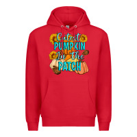 Red Cutest Pumpkin In The Patch Premium Hoodie - Artiststas