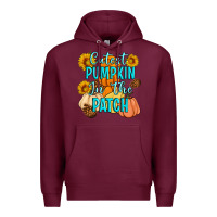 Burgundy Cutest Pumpkin In The Patch Premium Hoodie - Artiststas
