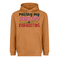 Meerkat Raising my husband is exhausting Heavyweight Hoodie - texasbilliewilder