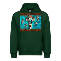 Forest Green bull skull cross tumbler Urban Hoodie - JahusDesignShop