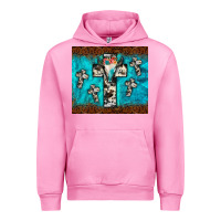 Fuchsia Pink bull skull cross tumbler Urban Hoodie - JahusDesignShop