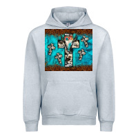 Heather Grey bull skull cross tumbler Urban Hoodie - JahusDesignShop