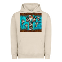 Pigment French Oak bull skull cross tumbler Urban Hoodie - JahusDesignShop