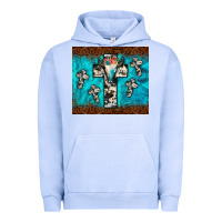 Pigment Grape Ice bull skull cross tumbler Urban Hoodie - JahusDesignShop