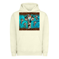 Pigment Pistachio bull skull cross tumbler Urban Hoodie - JahusDesignShop