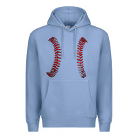 Colony Blue ball stitch Premium Hoodie - AdoDesignShop
