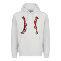 Dove Grey ball stitch Premium Hoodie - AdoDesignShop