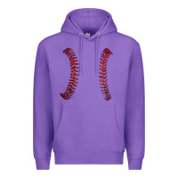 Purple ball stitch Premium Hoodie - AdoDesignShop