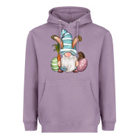Lavender Easter Bunny Gnomes with Egg and Carrot Heavyweight Hoodie - RanaPortraitStore