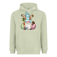 Matcha Easter Bunny Gnomes with Egg and Carrot Heavyweight Hoodie - RanaPortraitStore