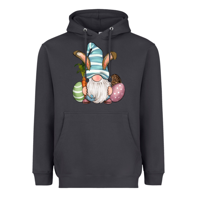 Easter Bunny Gnomes With Egg And Carrot Heavyweight Hoodie by RanaPortraitStore | Teevron