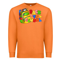 Carrot back to school with school bag Premium Sweatshirt - texasbilliewilder