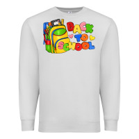 Dove Grey back to school with school bag Premium Sweatshirt - texasbilliewilder