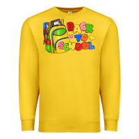 Lemon back to school with school bag Premium Sweatshirt - texasbilliewilder
