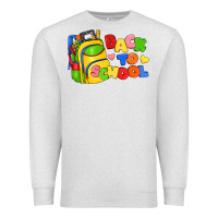Oatmeal Heather back to school with school bag Premium Sweatshirt - texasbilliewilder